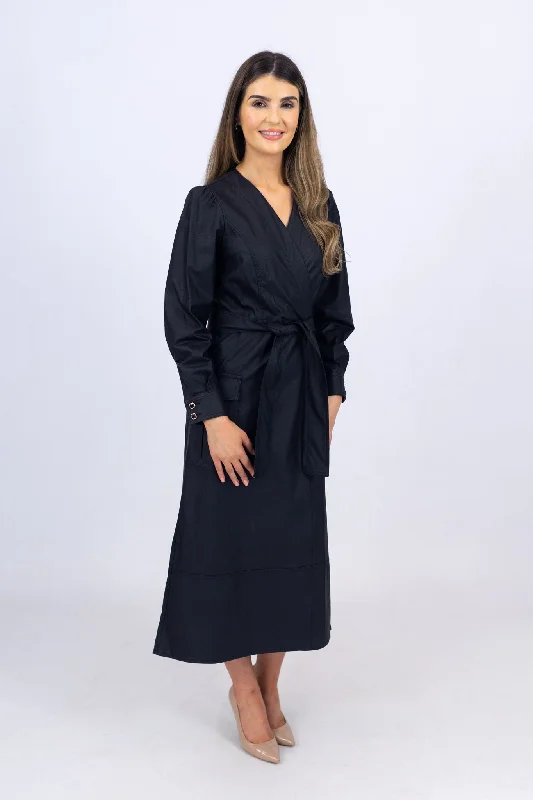 Camelot Black Faux Leather Dress Tunics Wedding white
