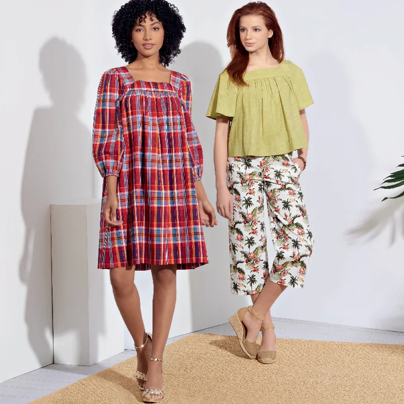 Simplicity Sewing Pattern S8926 Dress, Tops and Pants Relaxed Linen Pants