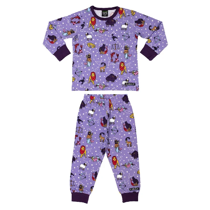 Astro Long Sleeve Shirt and Pant Set - Lilac