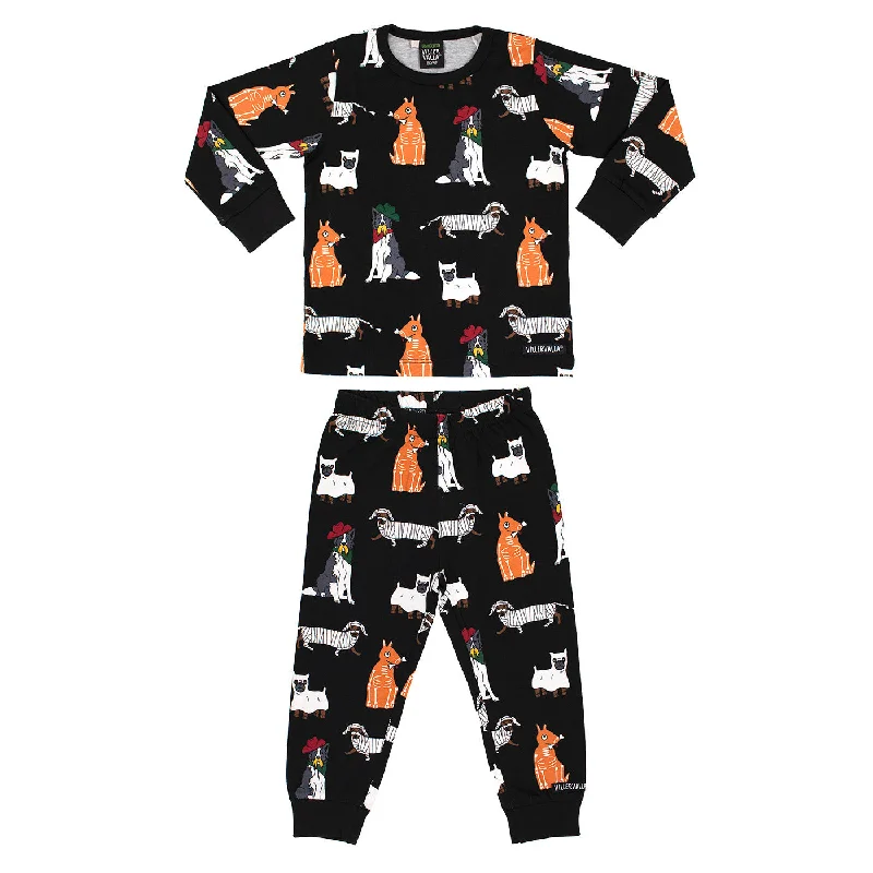 Costume Dogs Long Sleeve Shirt and Pant Set - Night