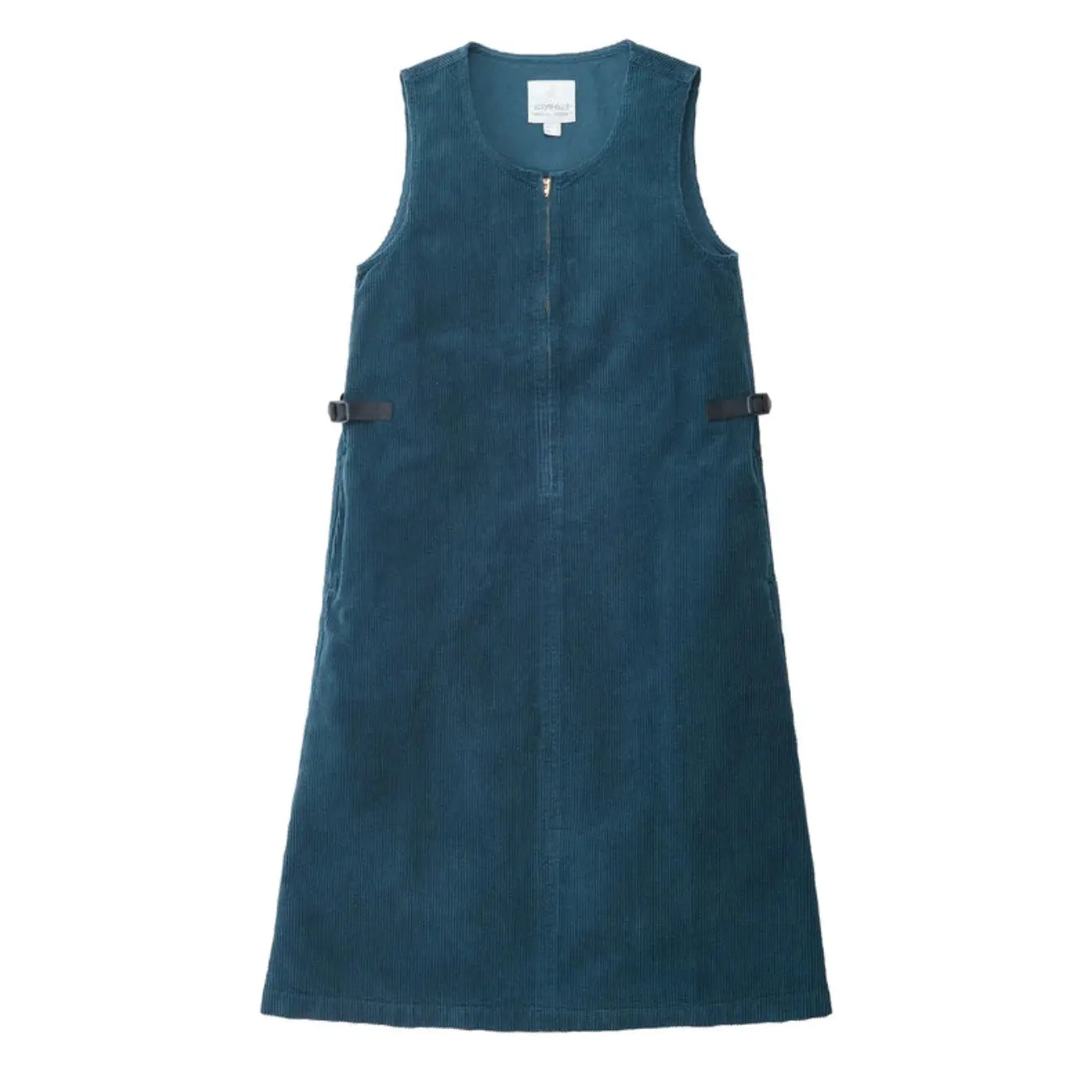 Gramicci Womens Waffle Cord Mid-Length Dress Foggy Pine Dye