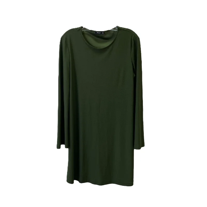 Green Dress Casual Short By Mango, Size: M