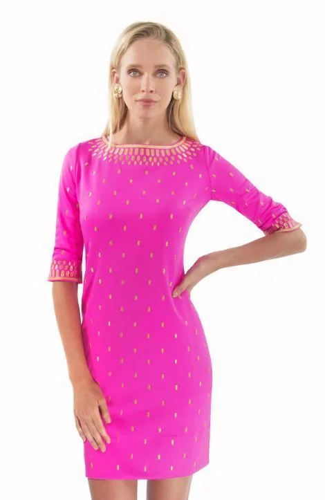 Gretchen Scott Rocket Girl Dress - Pink/Gold
