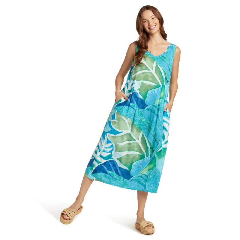 Janice Dress - Blue Jay