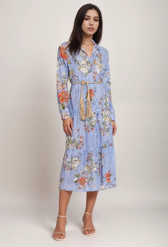 Johnny Was Mosaic Tiered Wanderer Dress R32124 Boho Chic
