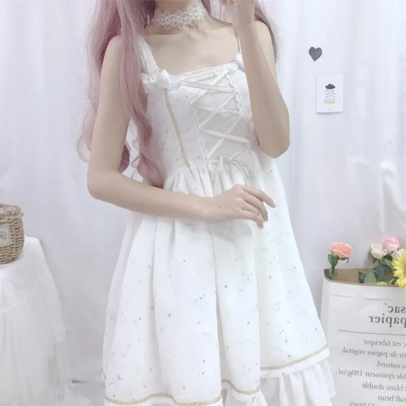 Lolita Slip Dress With Bowkont