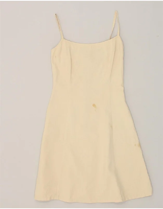 MARELLA Womens Sundress UK 8 Small Beige