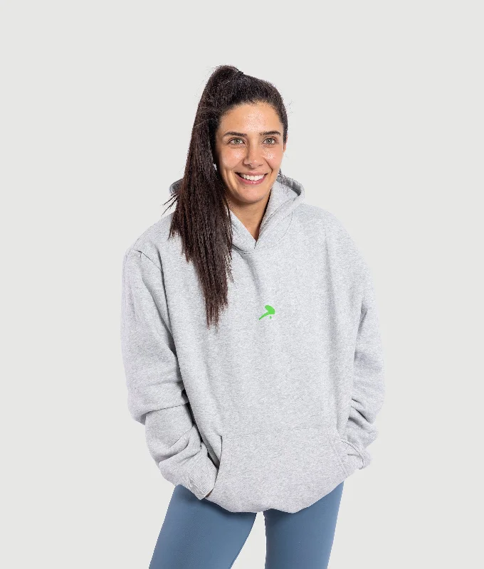 Classic Hoodie - Gray Hoodie with Cuffed Sleeves Snug Secure