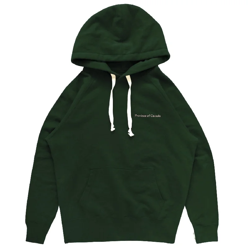 French Terry Hoodie Forest - Unisex Hoodie with Cropped Fit Short Trendy