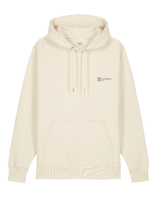 Womens Organic Midweight Hoodie in Natural Cotton Hoodie Dress Longline Feminine